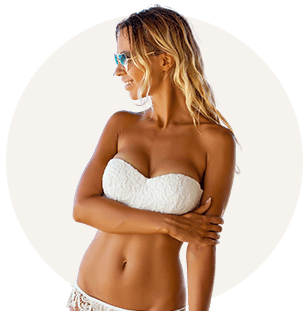 Breast lift model 01, breast augmentation and lift, Dr Charles Cope